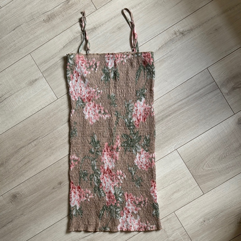 Nude Floral Dress | Windsor
